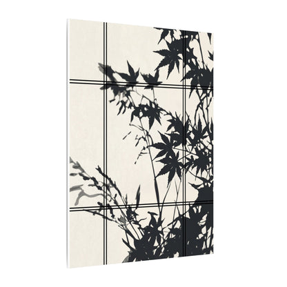 Shoji Screen Canvas Art | Summer Japandi Minimal Line Art