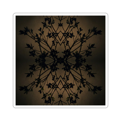 Dark Japandi Shadow Play in Golden Hour | Shadow Zen Sticker