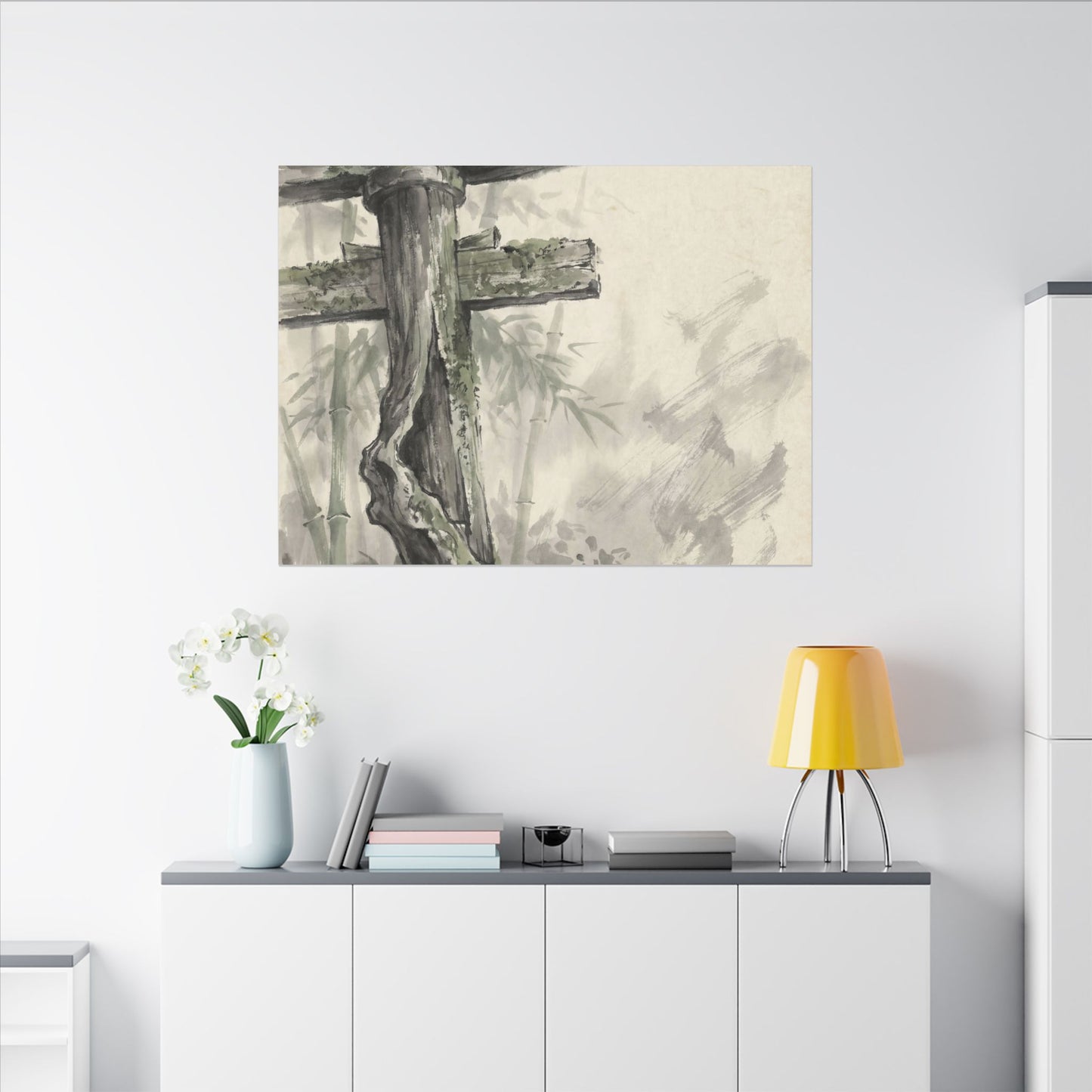 Torii Gate Summer Canvas Art | Zen Tranquil Design