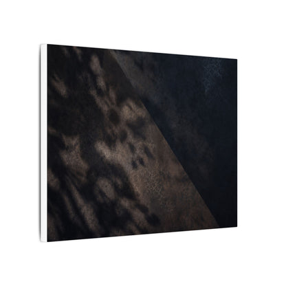 Shadow Play Winter Canvas Art | Dark Japandi Moody Design