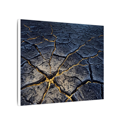 Cracked Earth Broken Beauty Canvas Art | Artful Kintsugi Art