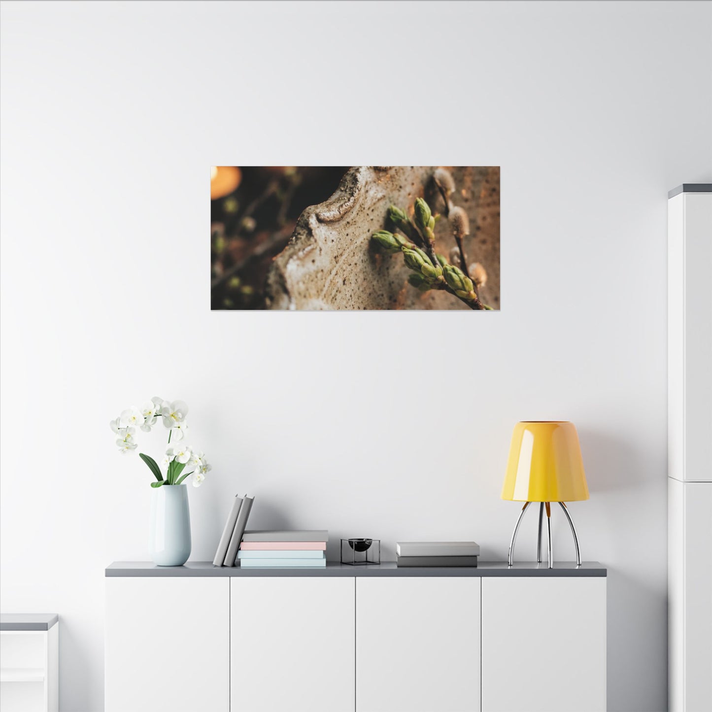 Overcast Ceramic Bowl Canvas Art - Japandi Ma