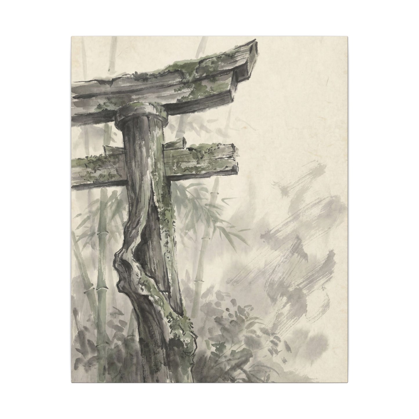 Torii Gate Summer Canvas Art | Zen Tranquil Design