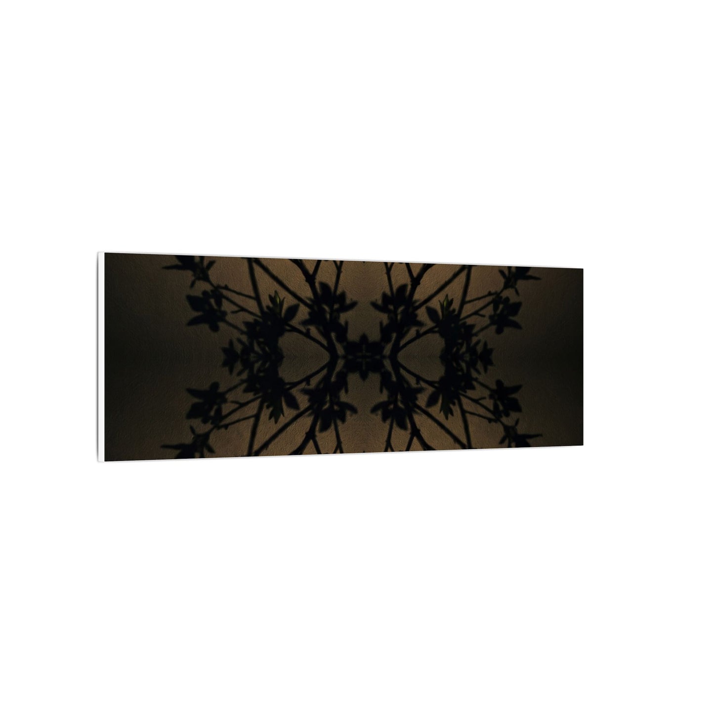 Golden Hour Shadow Play Canvas Art - Dark Japandi Seijaku