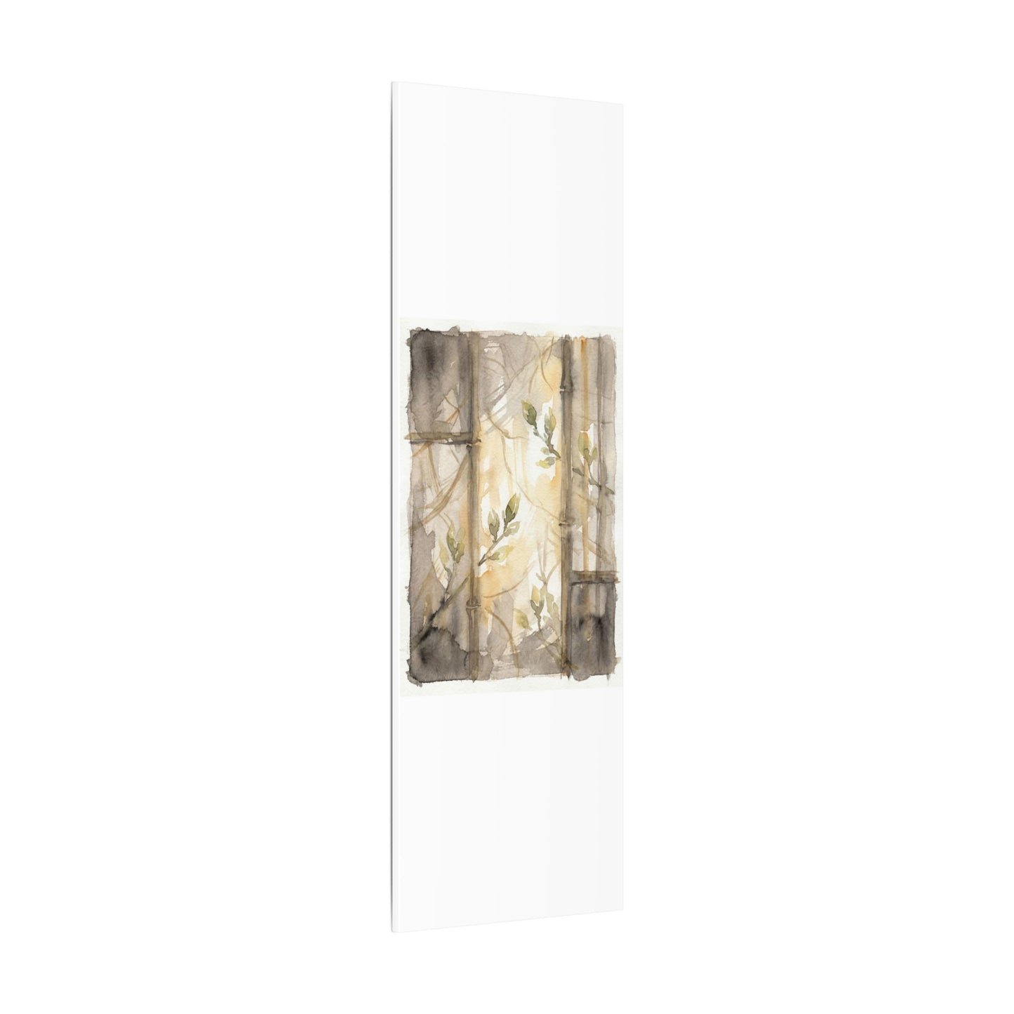 Shoji Screen Spring Canvas Art | Japandi Cozy Design