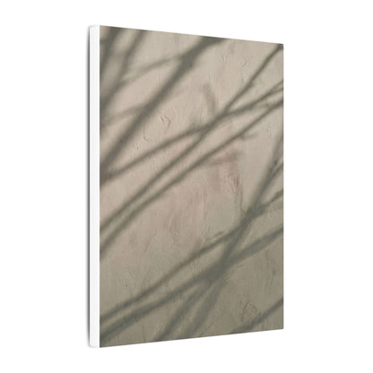 Shadow Play Japanese Pattern Canvas Art | Warm Japandi Art