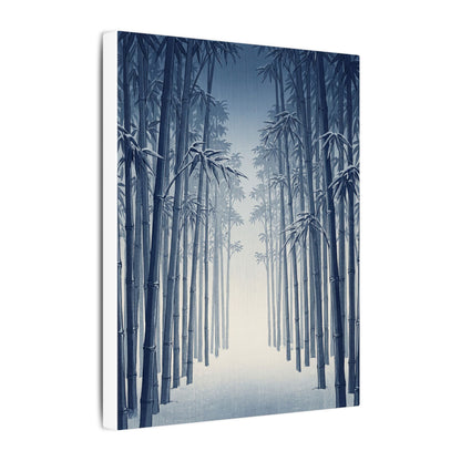 Bamboo Grove Canvas Art | Winter Zen Ukiyo E Inspired Art