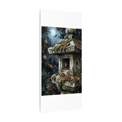 Shibui Stone Lantern Canvas Art - Japandi Minimal Line