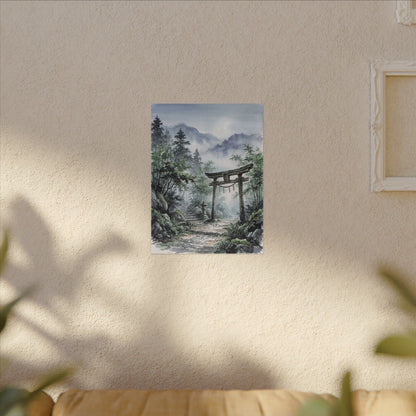Moonlight Torii Gate Canvas Art - Zen Fukinsei