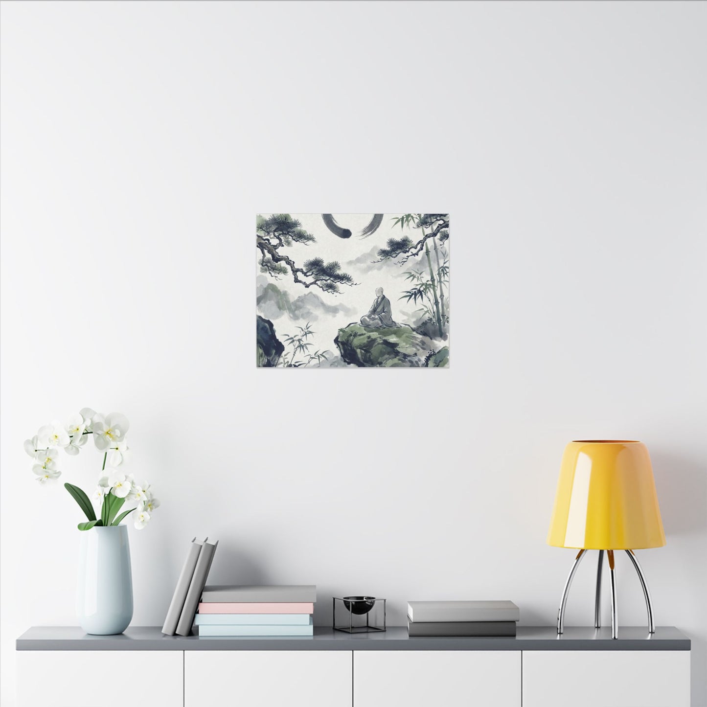 Zen Sumi-e Canvas Art