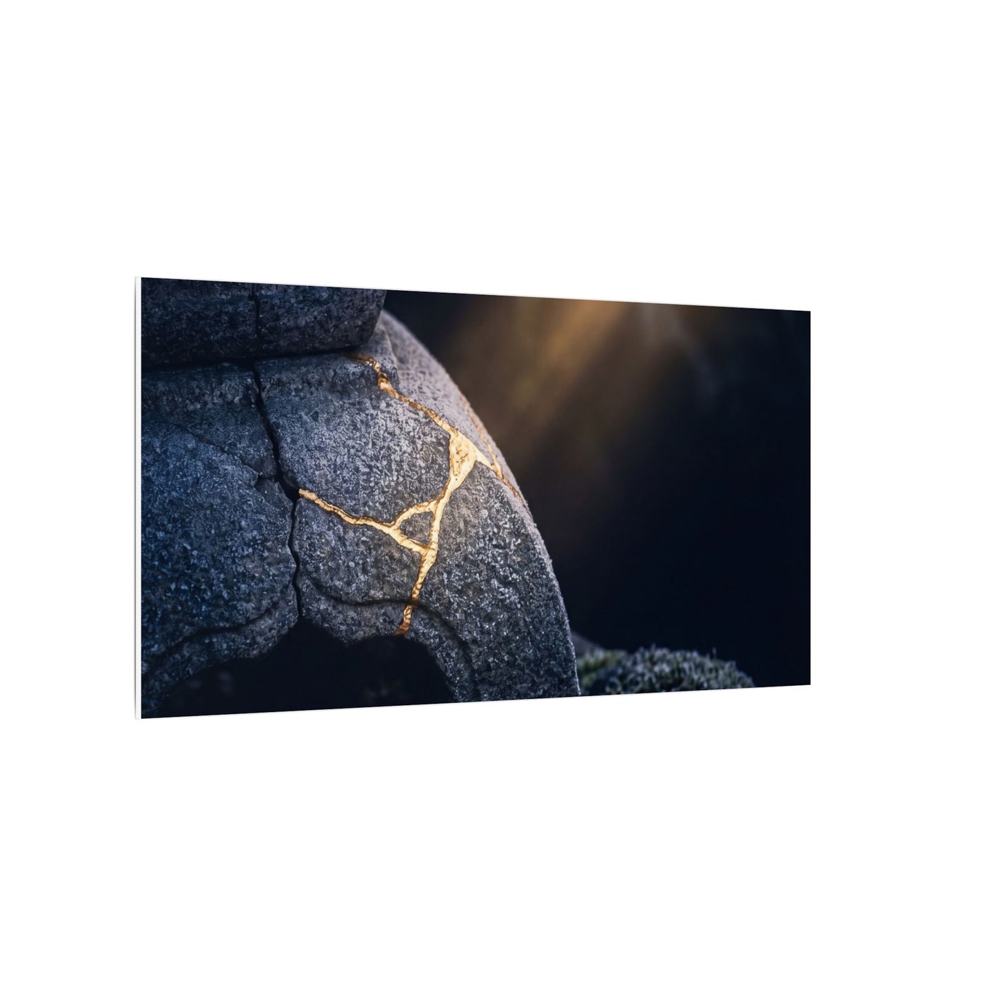 Ma Moonlit Garden Canvas Art - Kintsugi Broken Beauty