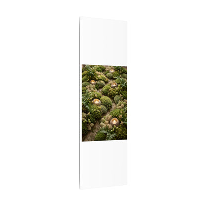 Moss Close Up Japanese Pattern Canvas Art | Neutral Japandi Art