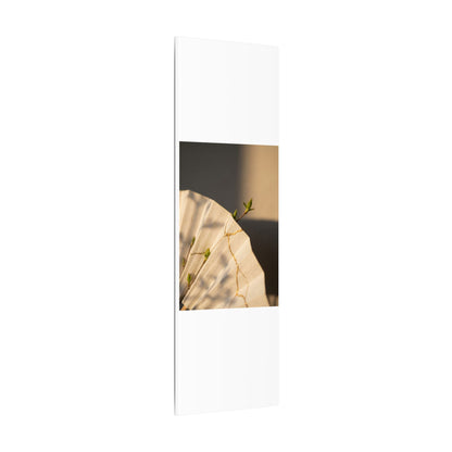 Paper Fold Gold Vein Canvas Art | Healing Kintsugi Art
