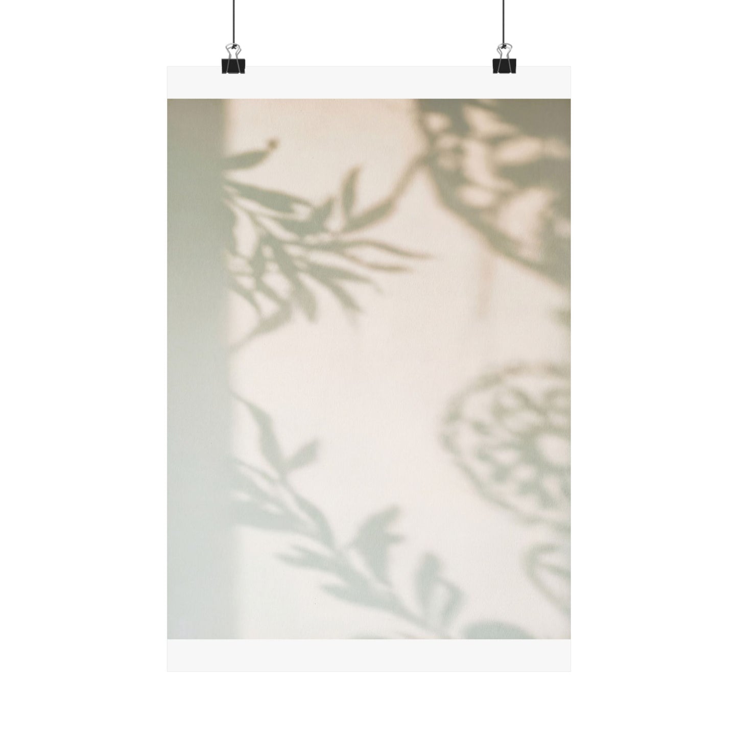 Cozy Shadow Play Wall Art Print - Japanese Pattern Japandi Art Print