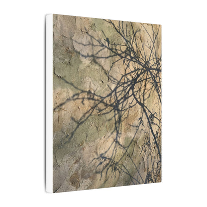 Japandi Shadow Play in Golden Hour | Texture Canvas Art