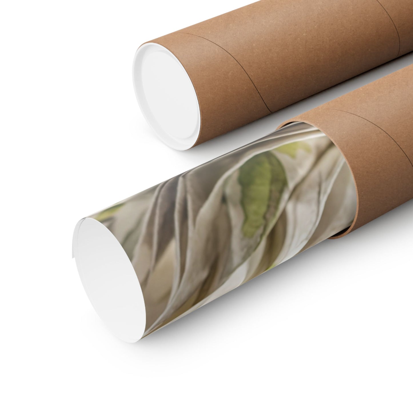 Spring Paper Fold Watercolor Wall Art Print | Neutral Decor