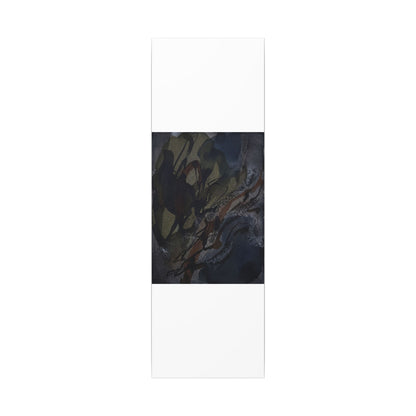 Shadow Play Winter Canvas Art | Dark Japandi Luxurious Design