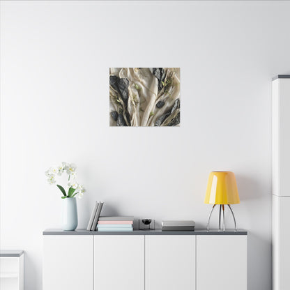 Spring Silk Drape Texture Canvas Art | Warm Decor