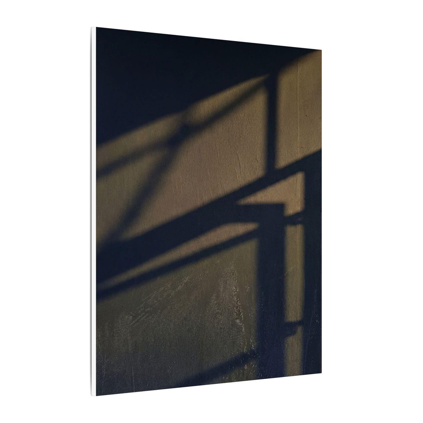 Sophisticated Shadow Play Canvas Art - Moody Minimal Dark Japandi