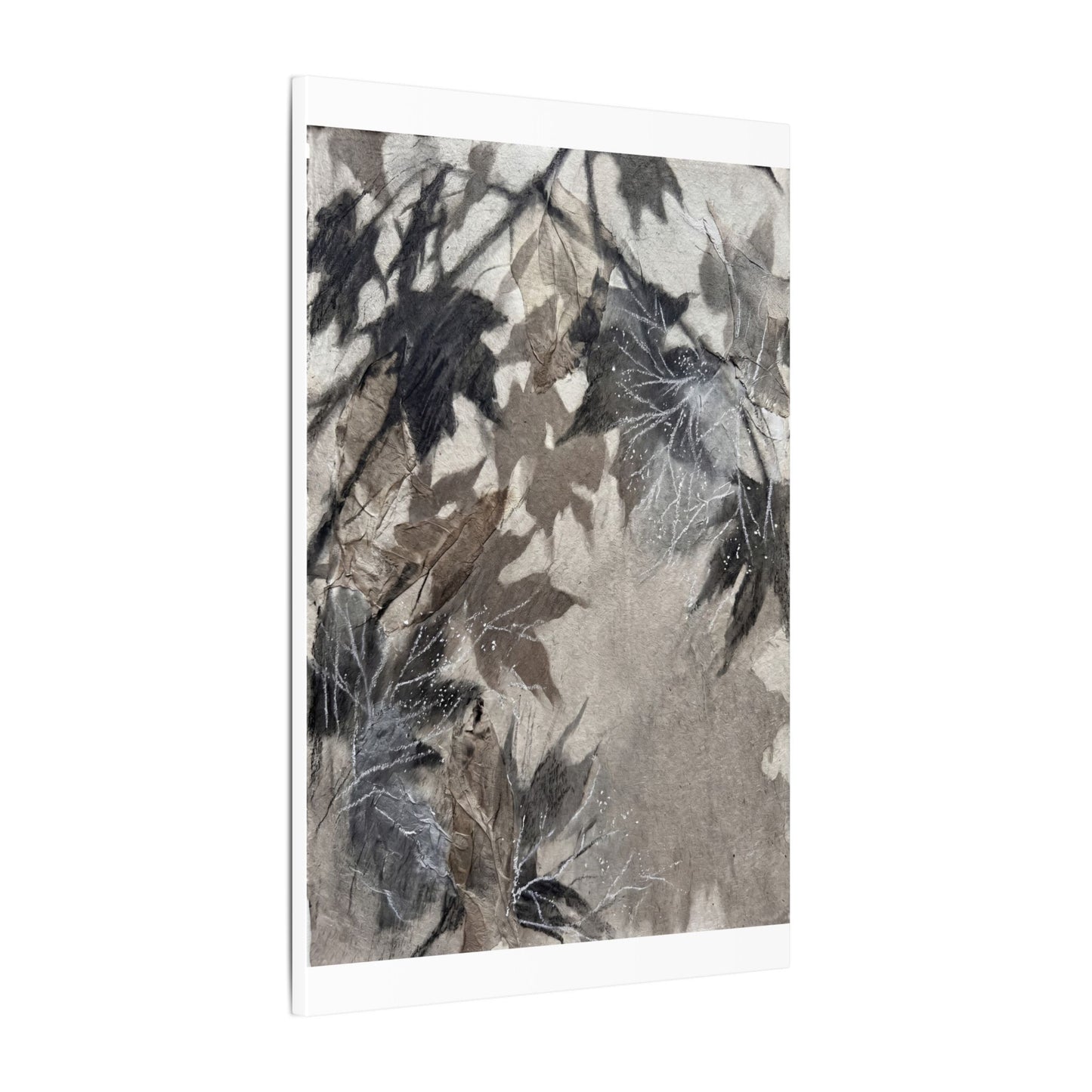 Shadow Play Texture Canvas Art | Cozy Japandi Art