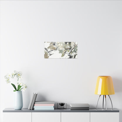 Elegant Stone Lantern Canvas Art - Watercolor Japandi