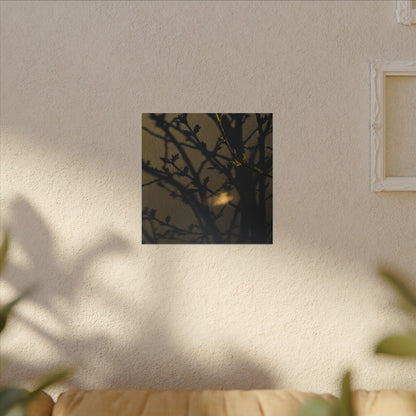 Bold Shadow Play Canvas Art - Moody Minimal Dark Japandi Art Print