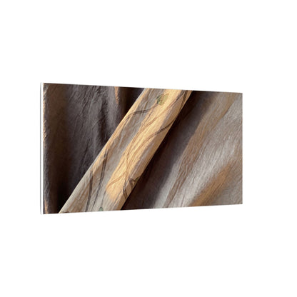 Warm Silk Drape Canvas Art - Japanese Pattern Japandi