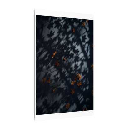 Autumn Shadow Play Shadow Zen Canvas Art | Atmospheric Decor