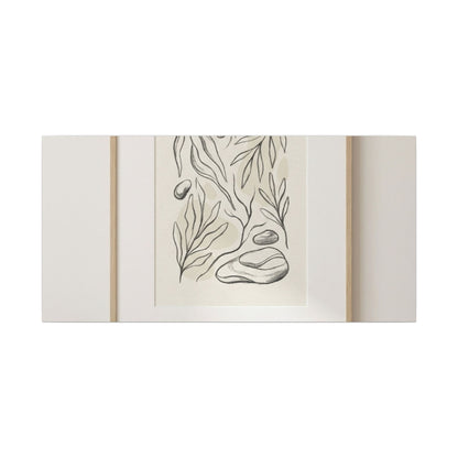 Japandi Charcoal Canvas Art
