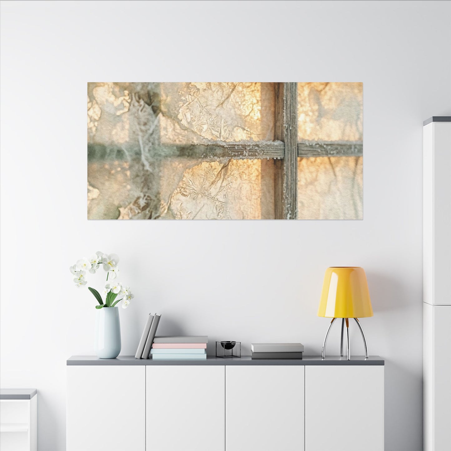 Ceramic Bowl Spring Canvas Art | Japandi Earthy Design