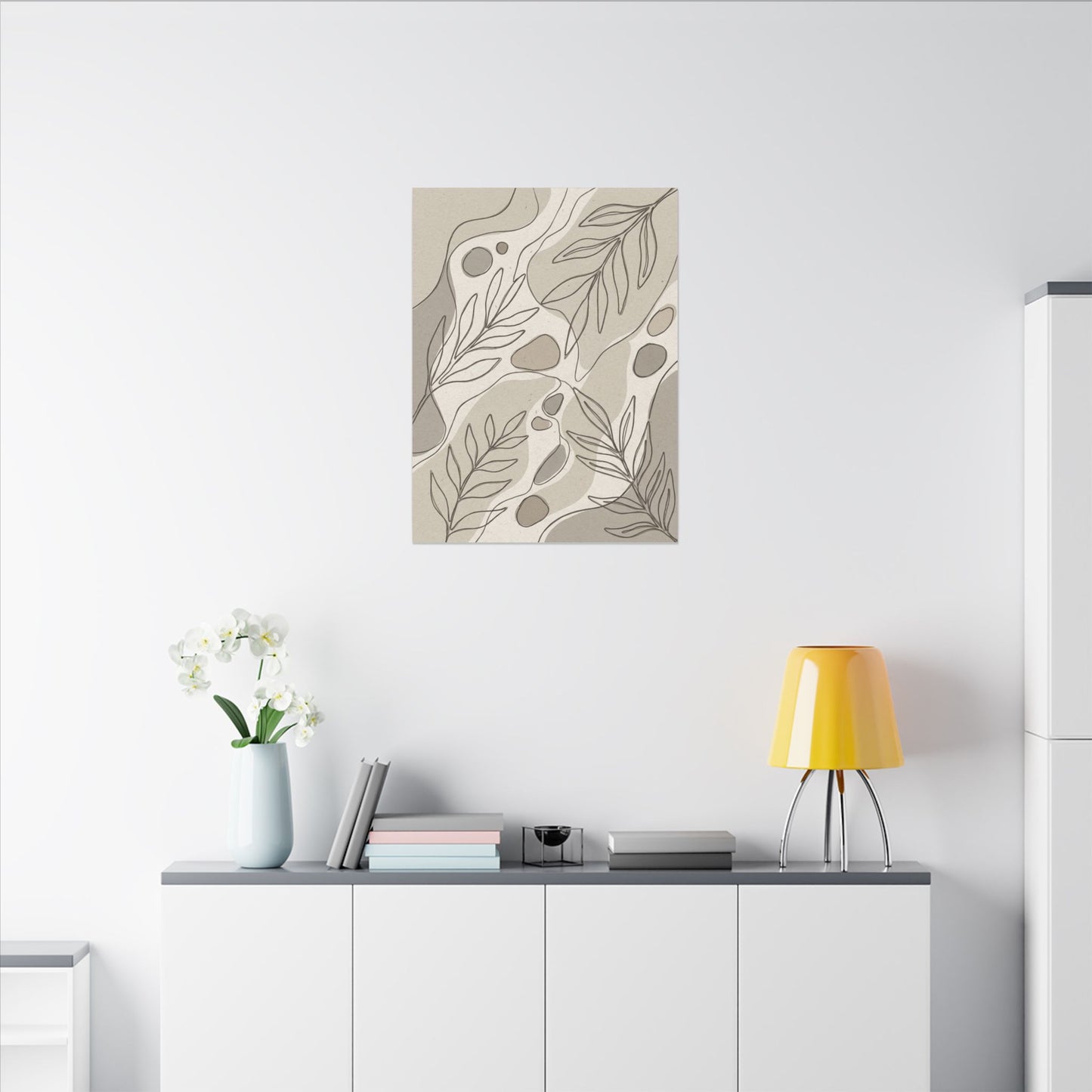 Japandi Minimal Line Canvas Art