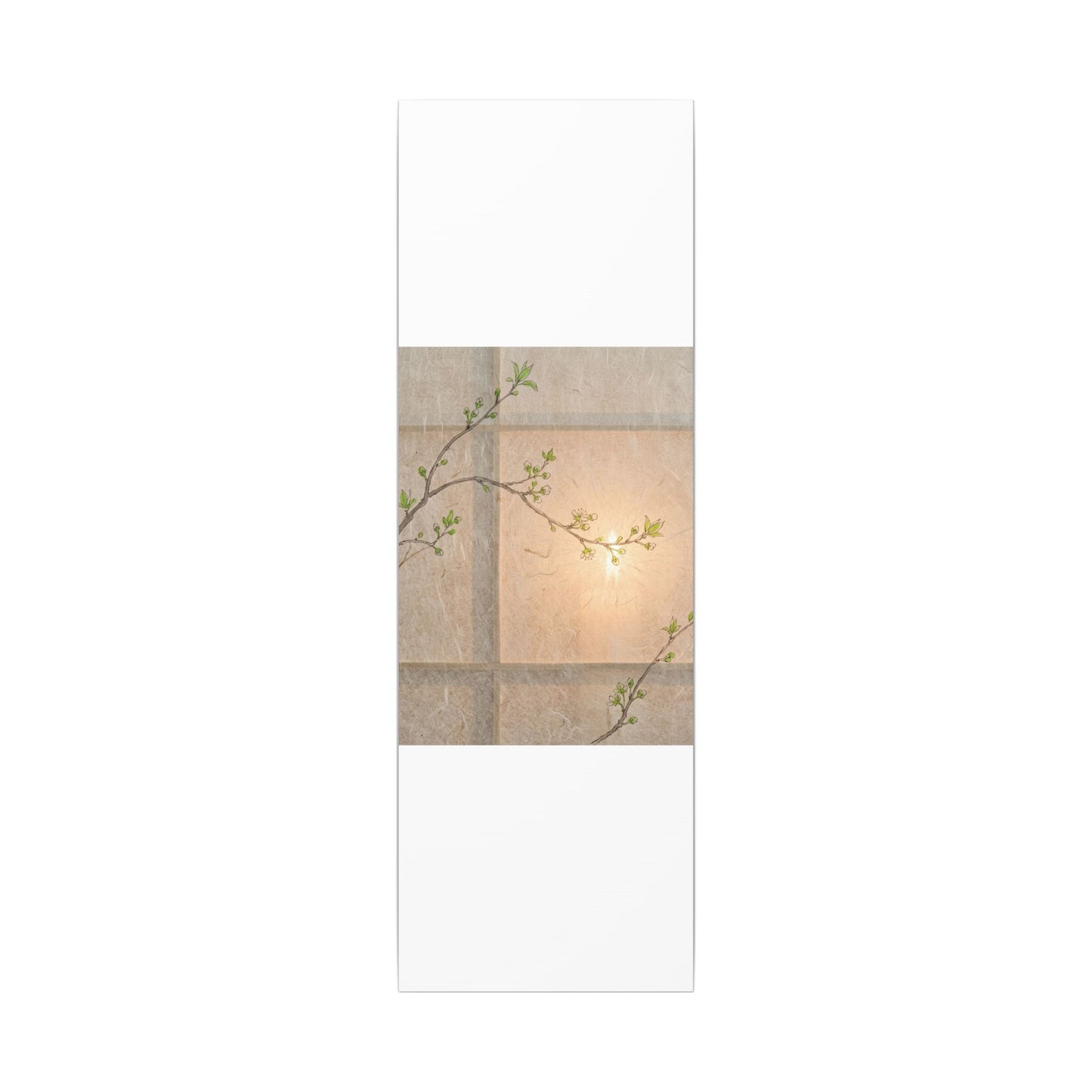 Spring Cherry Blossom Forest Whimsy Canvas Art | Rustic Decor