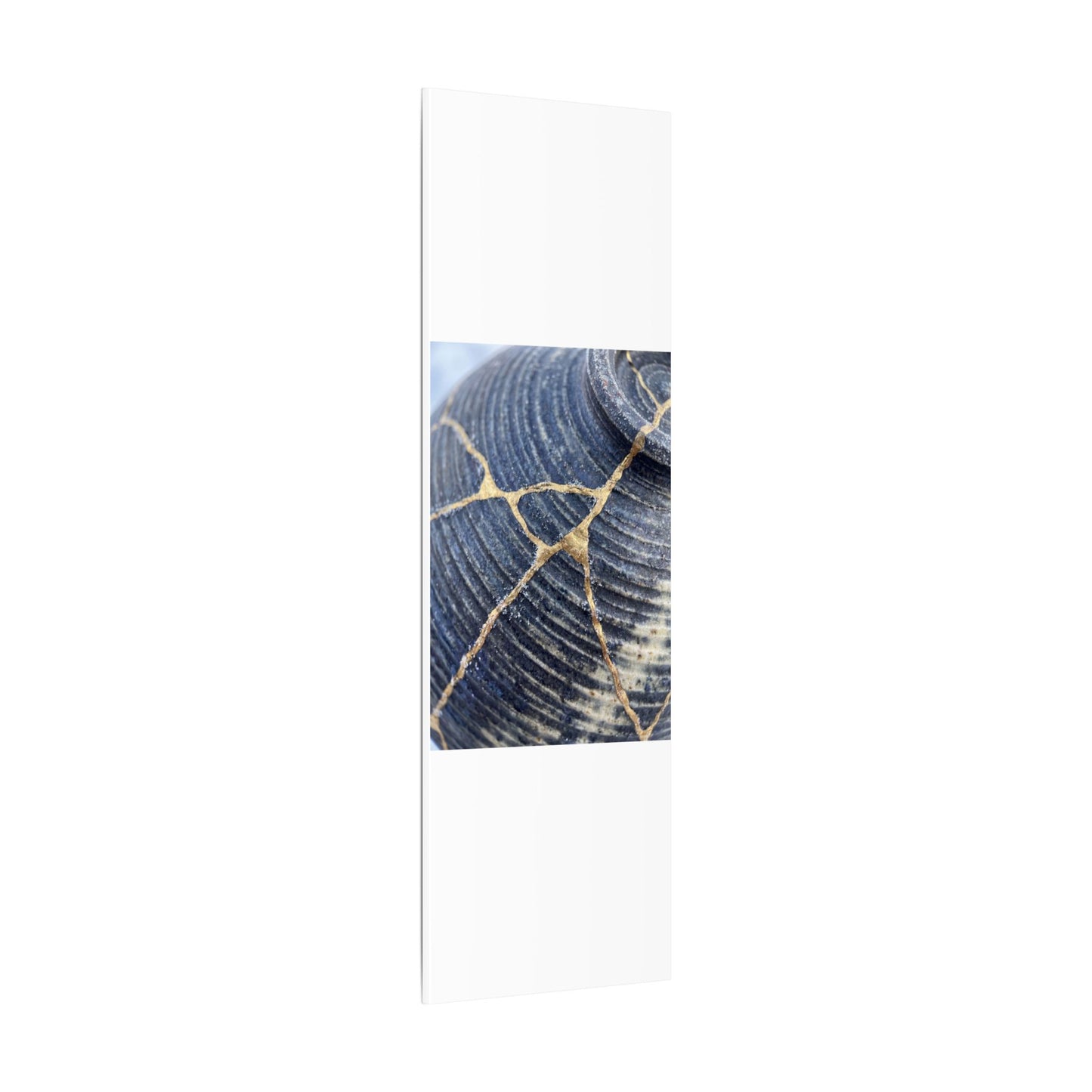 Shibui Water Ripple Canvas Art - Kintsugi Gold Repair