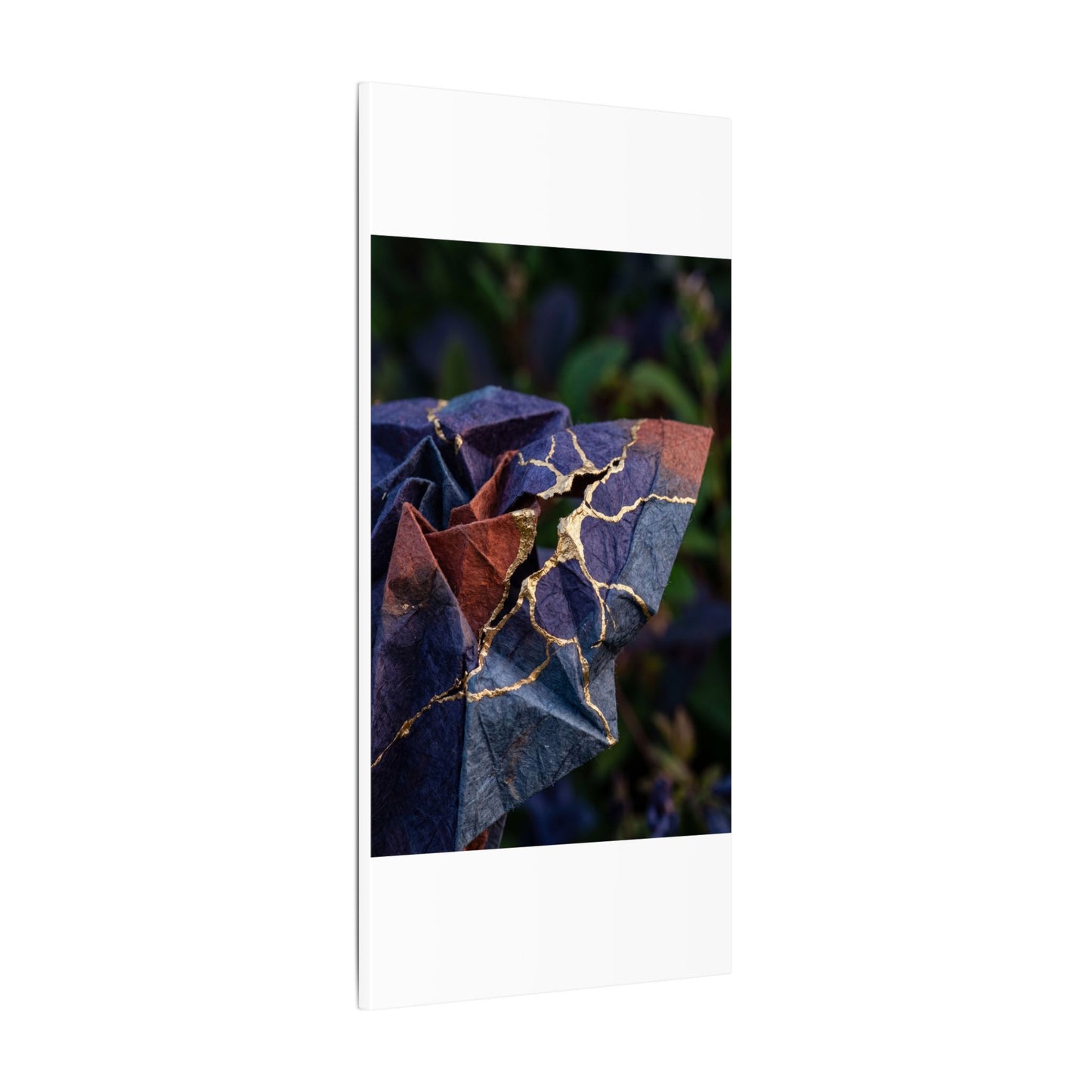 Philosophical Paper Fold Canvas Art - Gold Vein Kintsugi