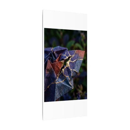 Philosophical Paper Fold Canvas Art - Gold Vein Kintsugi