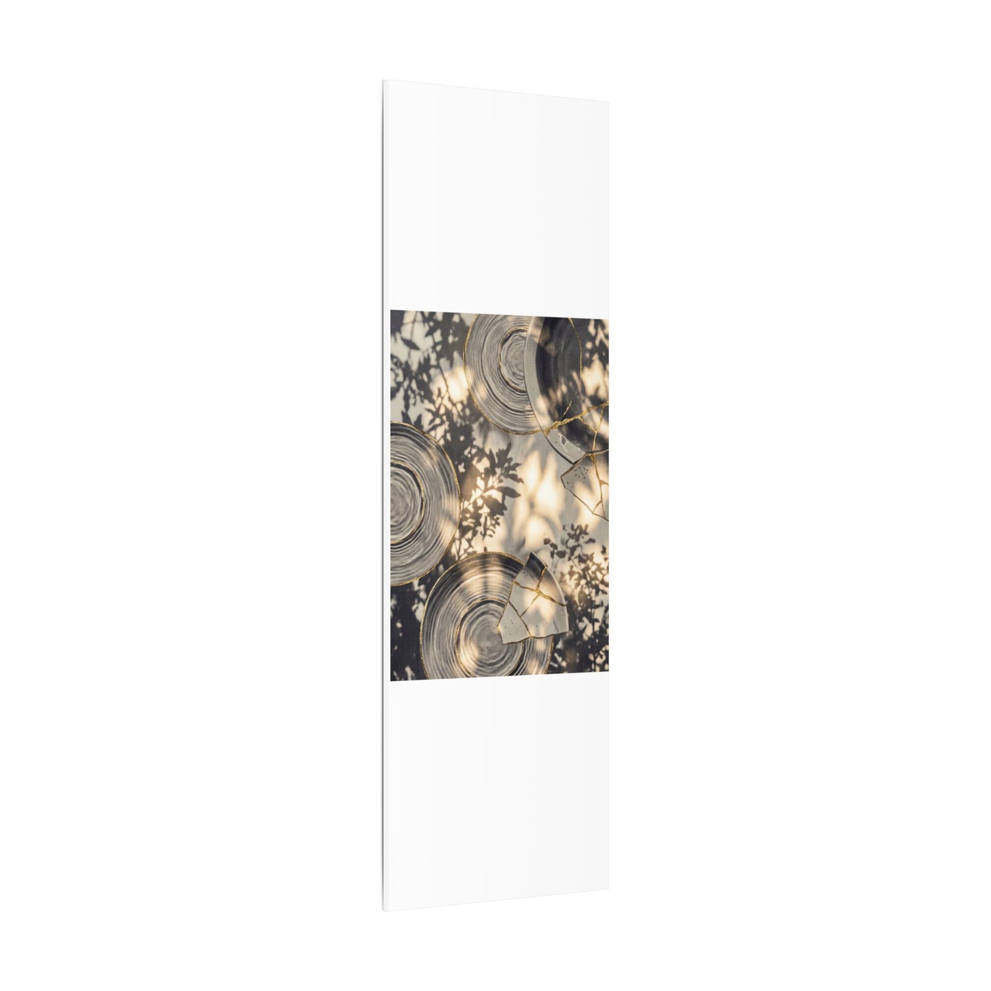 Healing Water Ripple Canvas Art - Gold Vein Kintsugi