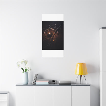 Datsuzoku Cherry Blossom Canvas Art - Dark Japandi Moody Minimal