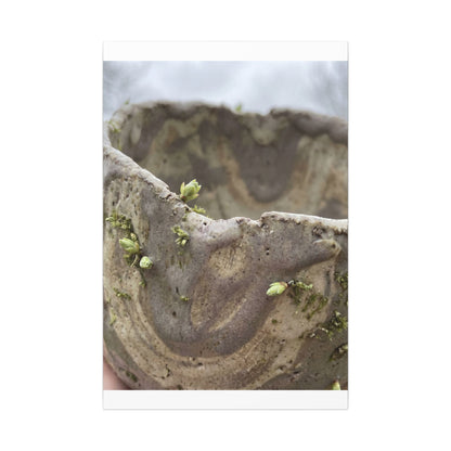 Overcast Ceramic Bowl Canvas Art - Japandi Fukinsei