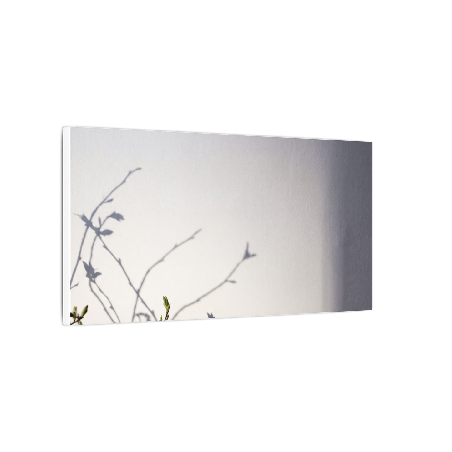 Japandi Shadow Play in Dawn | Japanese Pattern Canvas Art