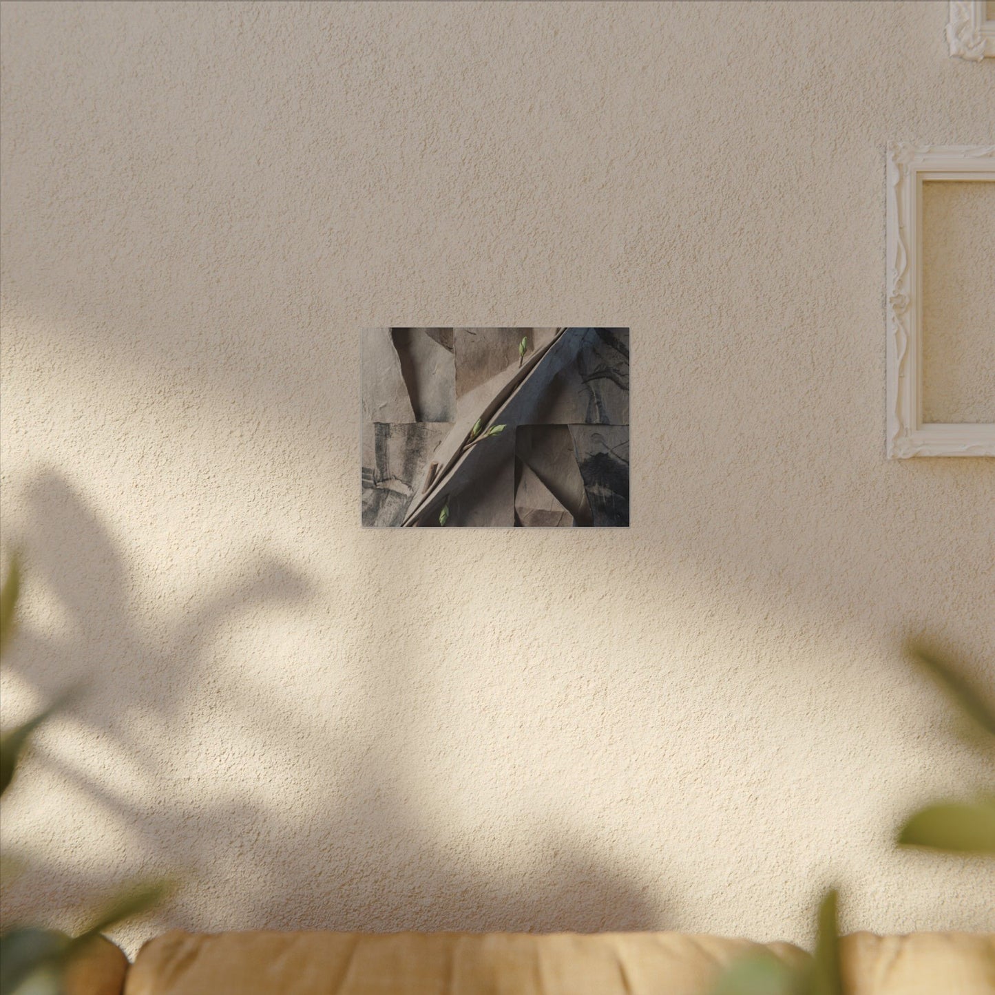 Paper Fold Canvas Art | Spring Japandi Japanese Pattern Art