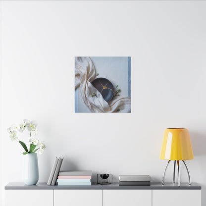 Ma Silk Drape Canvas Art - Kintsugi Gold Repair