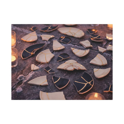 Winter Broken Pottery Broken Beauty Canvas Art | Beautiful Decor Art Print