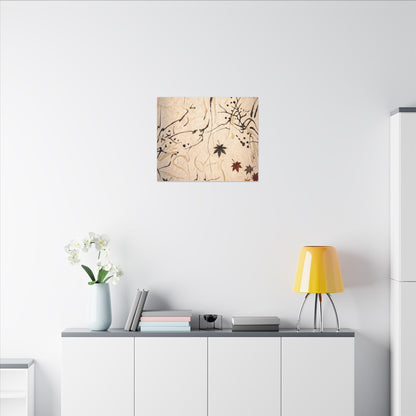 Golden Hour Shoji Screen Canvas Art - Japandi Fukinsei