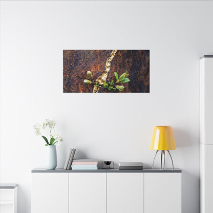 Overcast Rust Patina Canvas Art - Kintsugi Datsuzoku