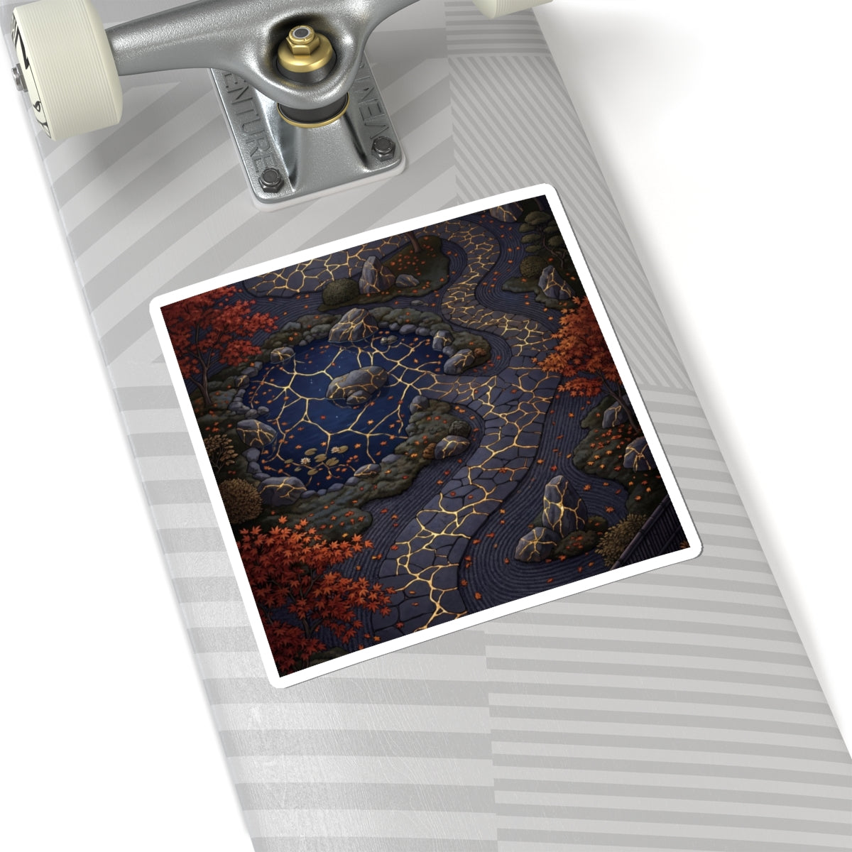 Resilient Moonlit Garden Sticker - Gold Vein Kintsugi