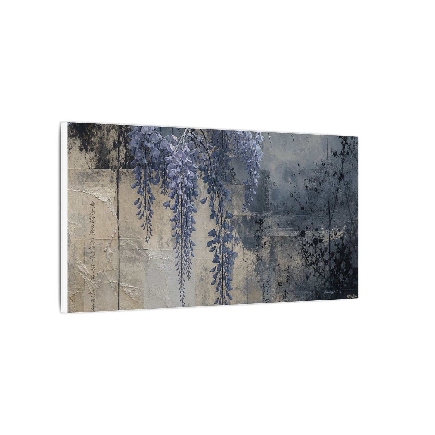 Winter Wisteria Texture Canvas Art | Elegant Decor