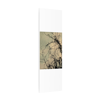 Golden Hour Shadow Play Canvas Art - Japandi Mono No Aware