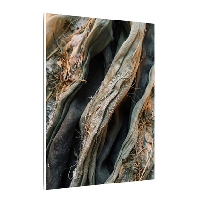 Silk Drape Winter Canvas Art | Japandi Cozy Design