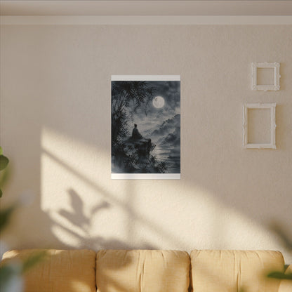 Ink Brushstroke Sumi E Canvas Art | Serene Zen Art