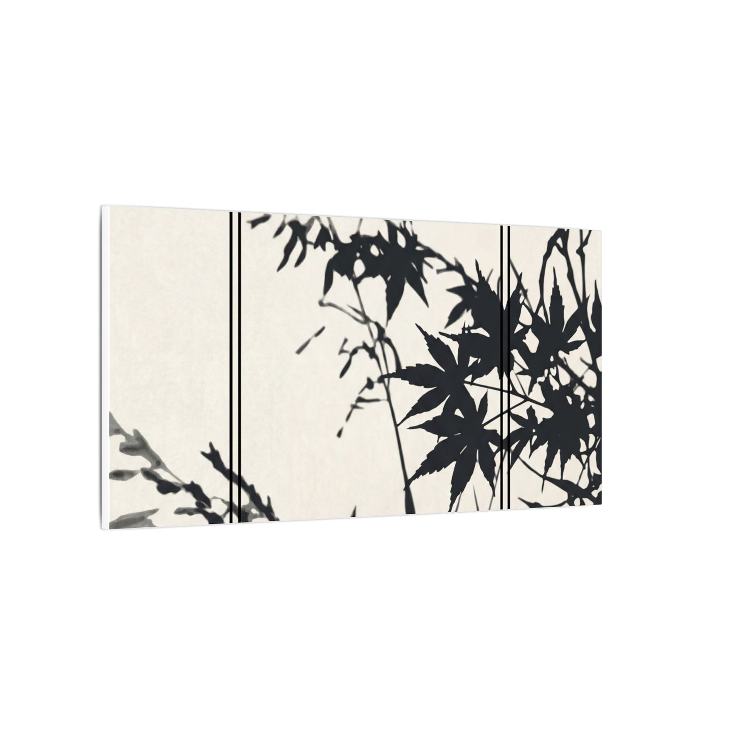 Shoji Screen Canvas Art | Summer Japandi Minimal Line Art